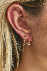 Mix it Up Hoop Earrings in Gold
