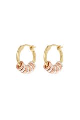 Mix it Up Hoop Earrings in Gold