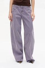 Napolen Jeans in Dusty Lilac