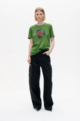 Napolen Jeans in Black Floral
