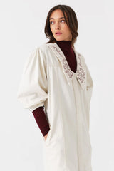Neve Dress in Ecru