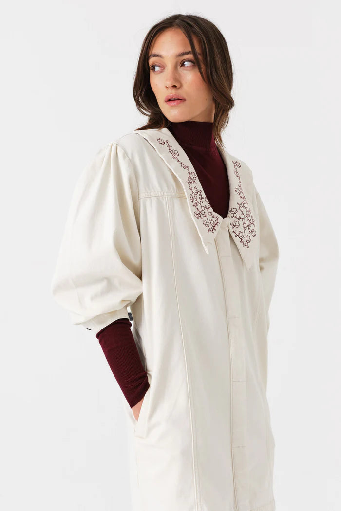 Neve Dress in Ecru