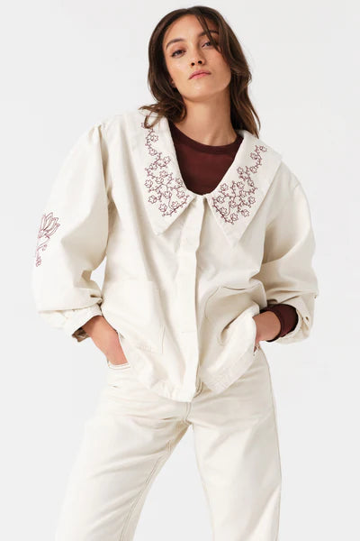 Neve Jacket in Ecru
