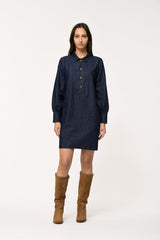 Long Sleeve Denim Shirt Dress