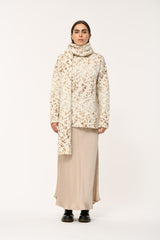 Scarf in Cow Print