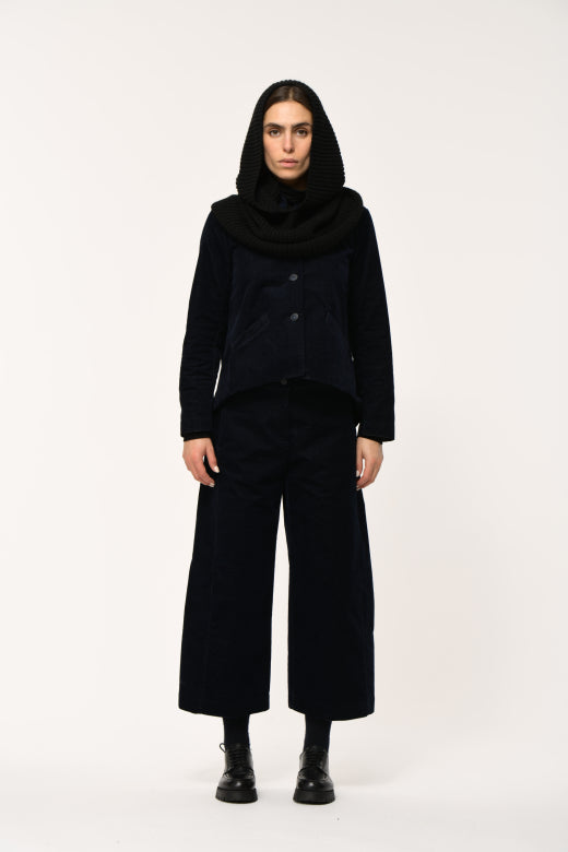 Knitted Balaclava in Black