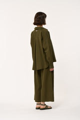 Oversized Shirt in Khaki