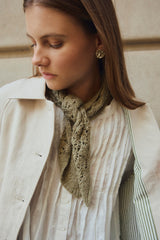 Aidan Short Trench in Ecru