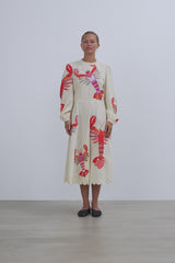 Lobster Embroidered Maxi Dress