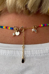 Pearl & Zing Rainbow Necklace