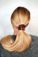 Round Marble Weave Scrunchie Bracelet