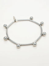 Dorés Scrunchie Bracelet in Silver