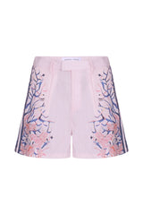 Selene Shorts in Indigo Coral