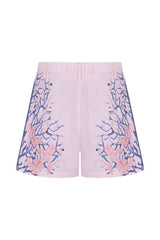 Selene Shorts in Indigo Coral