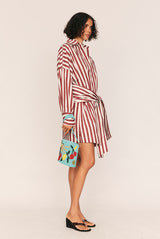 Tie Waist Shirt Dress