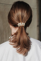 Round Pearly Scrunchie, Small