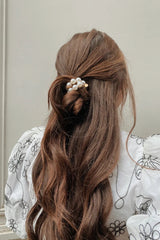 Round Pearly Scrunchie, Small