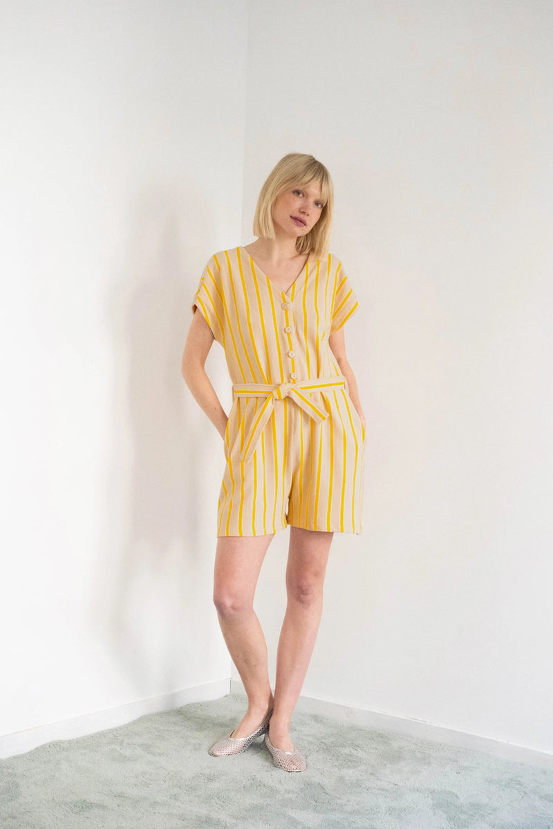 Striped Jumpsuit