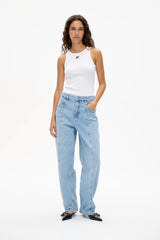 Washed Light Blue Jeans 02