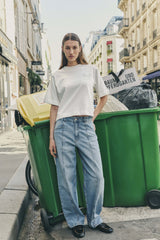 Washed Light Blue Jeans 02