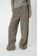 Oversized Low-Waist Suiting Pant