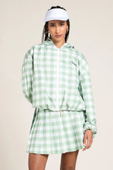 Darius Bomber in Green Gingham