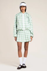 Darius Bomber in Green Gingham