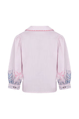 Zena Top in Indigo Coral